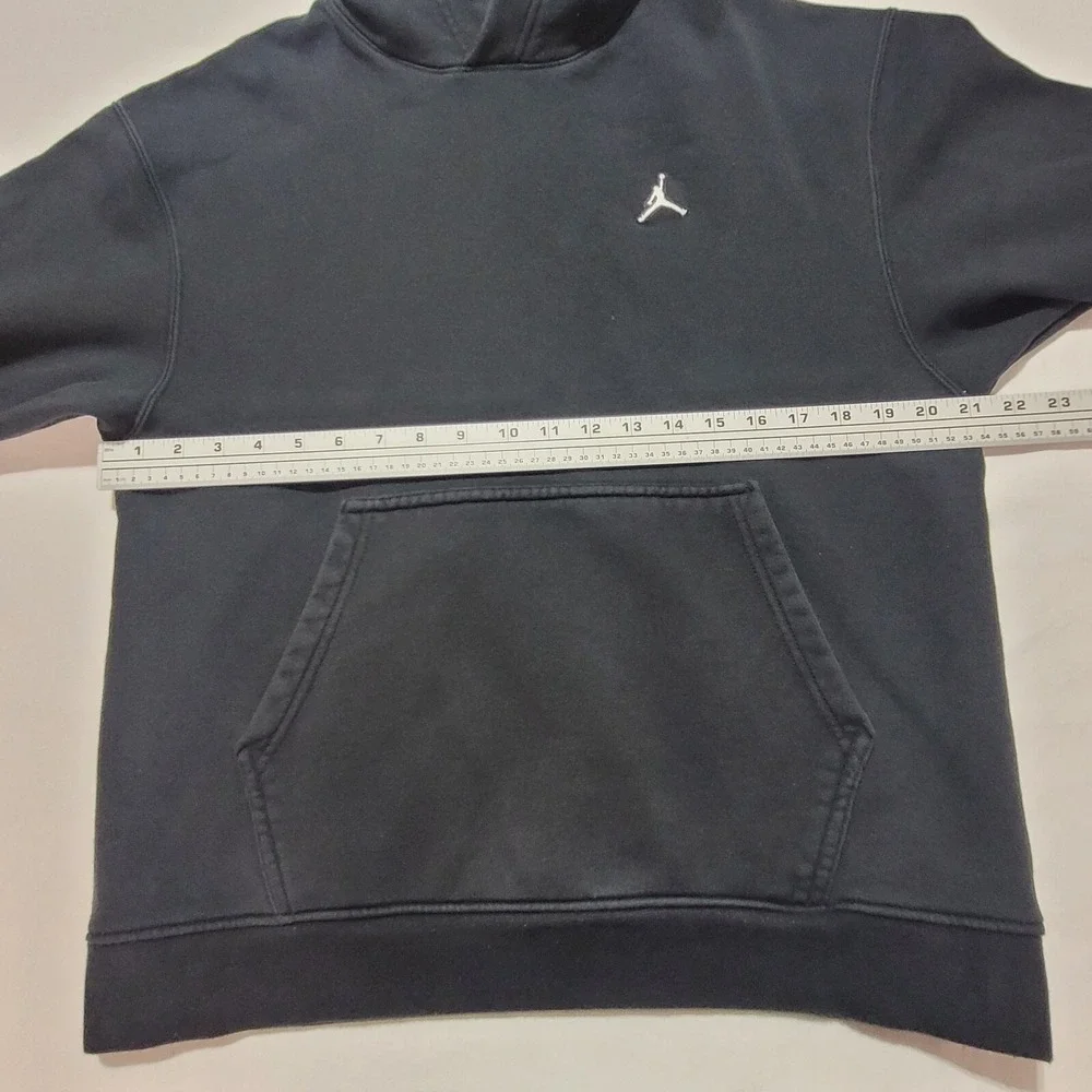 Nike Air‎ Jordan Jumpman Legacy Sweater Retro Hoodie Black Size Medium Stitched